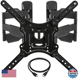 Installerparts B06y2p85nb Corner Tv Wall Mount For Most 23-55 Inch Led Lcd Oled Plasma