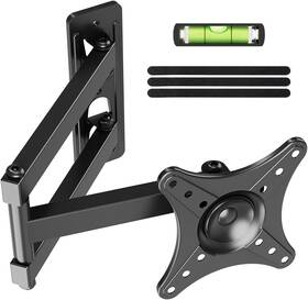Iworkboard 313016889881 Full Motion Tv Monitor Wall Mount Bracket For Most 13-32 Inch Led Lcd Flat Curve