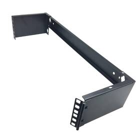Jingchengmei 791291651131 2u 19-inch Hinged Wall Mount Patch Panel Bracket- 6-inch Deep Foldable Horizo