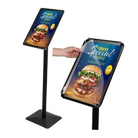 Shom2 Junjiao Sign Stand 11 X 17 Inch Heavy Duty Holder With Base Pedestal Poster