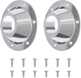 Jyincped 313040428407 2-pack Rv Table Base Mount Camper Aluminum Pedestal Leg Flange Flo