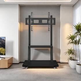 Jyxoihub 739190319110 Tv Stand Mobile Cart Mount Wheels For Plasma Led Flat Screen - Fits 32 Inch 70