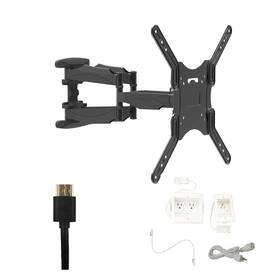 Kantobdl211027-29 Kanto M600 Tv Mounting Package With Dual Outlet Thru Wall Power Kit And Hdmi Cable