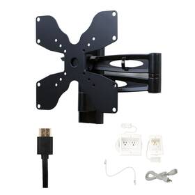 Kantobdl211027-38 Kanto L102 Tv Mounting Package With Dual Outlet Thru Wall Power Kit And Hdmi Cable