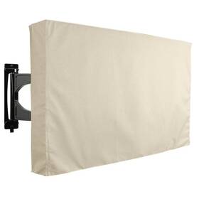 Khomo Gear 445010054095 30 Inch - 32 Beige Outdoor Tv Universal Weatherproof Protector Cover