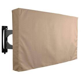 Khomo Gear 445014198139 22 Inch To 24 Brown Outdoor Tv Universal Weatherproof Protector Cover