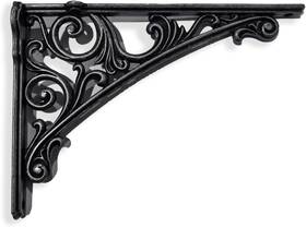 Sb-67 Khtumeware Shelf Bracket 10 Inch Decorative Brackets 10inch-2pcs Black Iron