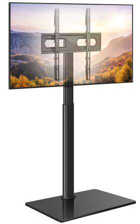 Zc401 Kktoner Universal Floor Tv Stand For 27 To 65 Inch Tvs Height Adjustable Swivel Ma