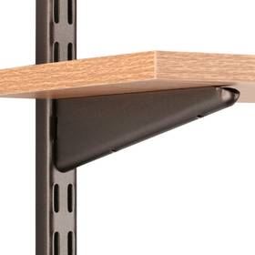0122-7brz Knape & Vogt And John Sterling Dual Trak Adjustable Wood Shelf 7 Inch Bronze