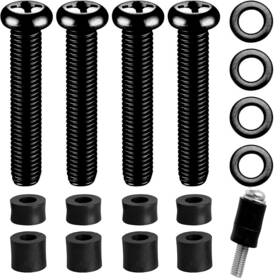 Wm-00120 Kunheho M8 Screws For Samsung Tv M8x45mm Pitch 1.25mm Mounting Bolts With 2