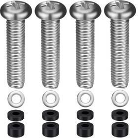 Kunheho Wm-003001 M8 30mm Wall Mount Screws For Samsung Tv With Spacers Work 42 Inch 5