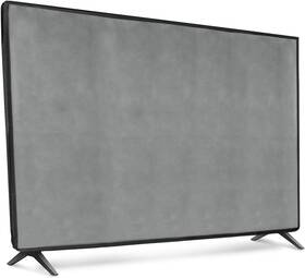 51699.25 Kwmobile Dust Cover For 32 Inch Tv - Fabric Case Protector Light Grey