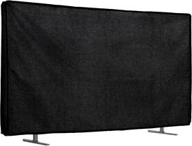 60189.01 Kwmobile Dust Cover For 55 Inch Tv - Linen Display Black