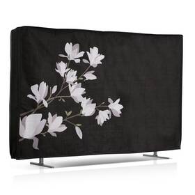 61541.02 Kwmobile Dust Cover For 32 Inch Tv - Linen Fabric Protector Magno