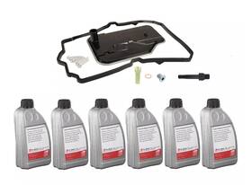 Laipz 680490246029 Transmission Service Kit 6l Red Atf Filter Gasket And Pan Bolts For Mercedes