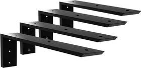 Laxama 717020008595 Countertop Support Bracket 16 Inch 4 Pack Black