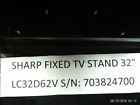 703824700 Lc32d62v Sharp Tv Stand Fixed