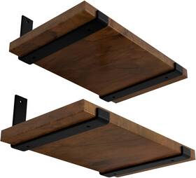 925-4 Leopo 10 Inch Shelf Brackets 4-pack 1/5 9.25 Black-4 Pack