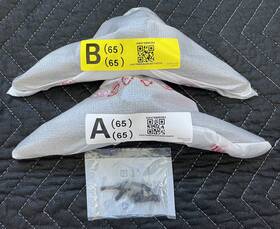 65uq7070zue Lg Oem Part - Tv Base Stand Legs For 65 Inch Brand New Sealed With Screws