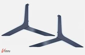 Aan30014706khe10bc1l4 Lg Niob Dark Meteor Titan 75 Inch -86 Tv Stand Base Legs Mez64114787 Rev 00 Gray