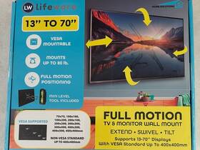 Dgs-45 Lifeware 13 Inch To 70 Full Motion Tv And Monitor Wall Mount #dgs-45