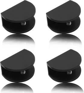 Gaoc-0722 Litoexpe 8pcs Adjustable Frameless Glass For 10-12mm Wood/glass Matte Black