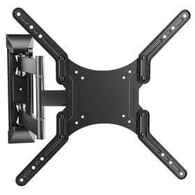 Livotica 607604871519 Black Full Motion Tv Wall Mount For 23 Inch To 55 Tvs Bracket Wit