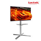 Loctek P4 Led Lcd Plasma Tv Cart Stand Mount W Glass Shelf 32 40 46 47 50 60 850863006349