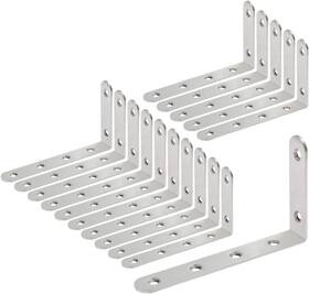 Hao-01745 Luomorgo 16 Pcs L Shaped Brackets For 5 X 3 Silver Stainless Steel