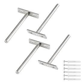 Hao01897 Luomorgo 4 Pcs 5 Inch Floating Shelf Bracket Blind