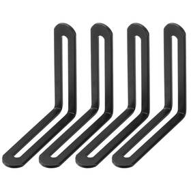 Mma250321ty002280jp M Meterxity 4-pack Adjustable L-shape Corner Brace 3.15 X In Black