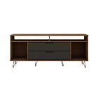 130gmc7 Manhattan Comfort Rockefeller 62.99 Tv Stand Nature And Textured Grey