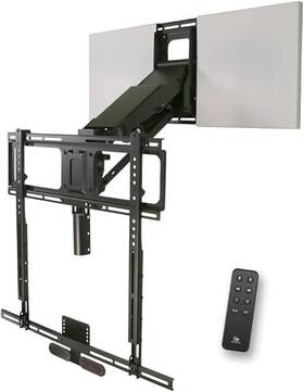 Mm815 Mantelmount Motorized Remote Control Pull Down Tv Mount 45 Inch -90 115 Lbs