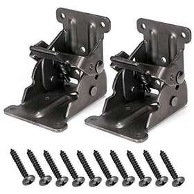 Mdluu 610895376526 Table Leg Folding Brackets Foldable Hinge Hardware Self- Pack Of 2