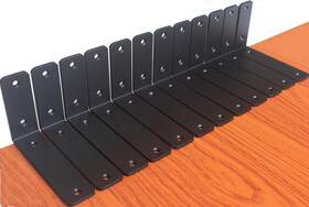 Bxgzc-22 Mhmydz 4 Pack - L 6 Inch X H W1.5 5mm Thick 6&apos &apos X4&apos Black