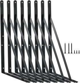 Bxgzc-285 Mhmydz 8 Pack L16 X H 10 Inch Black Heavy Duty 16&apos &apos X10&apos
