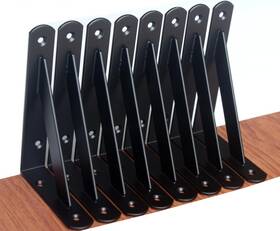 Mhmydz Bxgzc-856 8 Pack L6 X H 4 Inch Black Heavy Duty Shelf Brackets With Screws 6ftftx4ftft