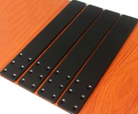 Bxgzc-894 Mhmydz 4 Pack L16 X W 2.5 Inch 6mm Thick Hidden Countertop 16 Inch-6mm Black