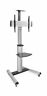 Mi-875 Mobile Stand Adjustable Rolling Cart For Flat Screen Tv From