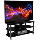 Mi-880 Glass Tv Stand Flat Screen Televisions Fits Inch