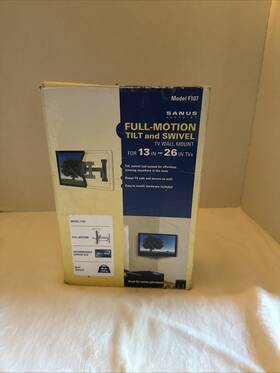 F107 Milestone Av Technologies 793795380579 Full Motion Model Tv Wall Mount Tilt And Swivel For 13 Inch X 26 Lcd Led Tvs
