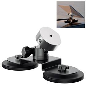 Mirexion 717325740879 Starlink Mini Dish Mount Magnetic Car Adjustable Angle Black Metal F