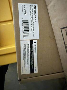 21962 Monoprice Ez Series Full-motion Tv Wall Mount P/n