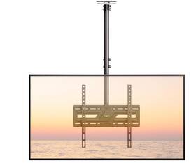 Montek B0fk9yn6s4 Ceiling Tv Mount For 37 Inch To 75 Flat Screen Displays Hanging Adjustable 110lbs