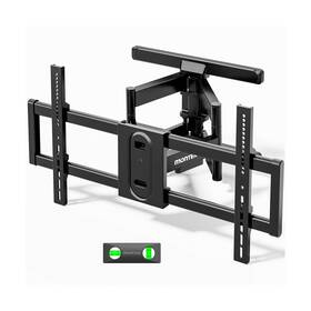 Hw1242bk Montek Full Motion Tv Wall Mount For 43 95 Inch Tvs Pre-assembled Moun