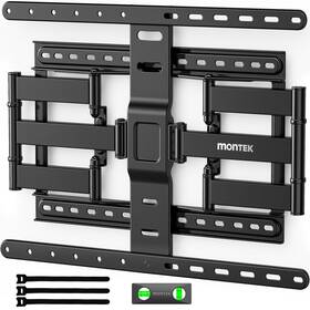 Hw1243bk Montek Ultra Slim Tv Wall Mount For Most 43-90 Inch Tvs 1.1 Thin Low Profil