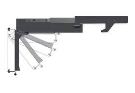 Tv40-010h Morryde 2208e Slide-out And Flip Down Tv Ceiling Mount Black 17 Inch