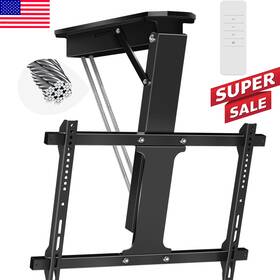 Mount 445023513596 Motorized Ceiling Tv With Remote Electric Flip Down Bracket For 32 To