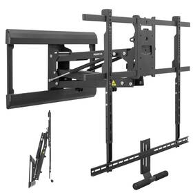 Mount-it 810041739650 Fireplace Mantel Tv Wall Above Drop Down