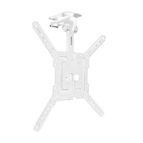 Mi-4225wht Mount-it Flip Down Tv 23 To 55ftft Heavy-duty Bracket 44 Lbs Capacity White